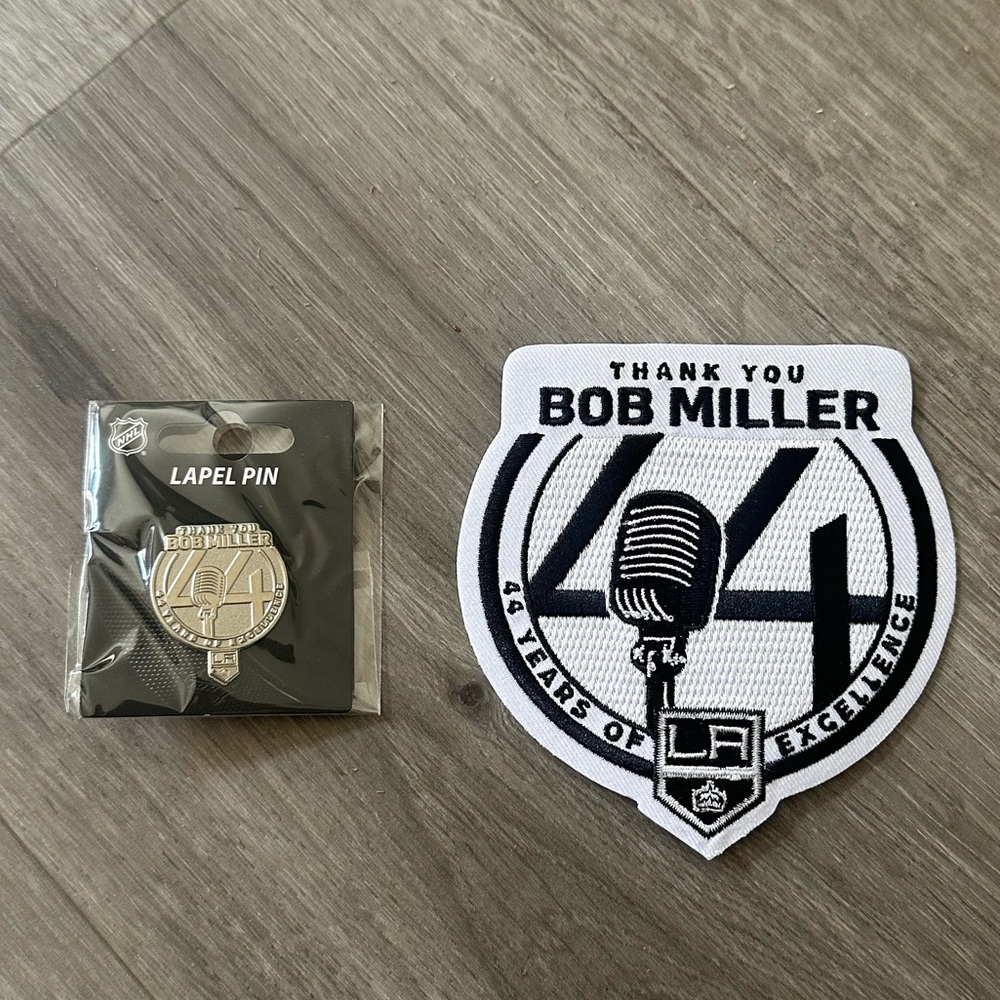 Bob Miller Patch & Pin